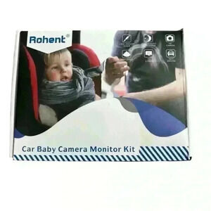 Baby Car‎ Camera 5" Screen HD 1080P Clear Picture USB 360° Rotation Night Vision